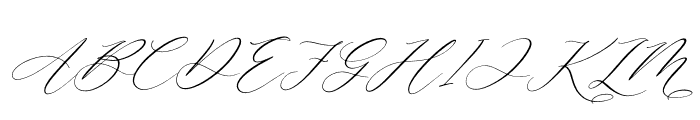 Dandelion Sweety Italic Font UPPERCASE