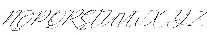 Dandelion Sweety Italic Font UPPERCASE