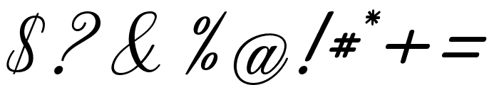 DandelionScript Font OTHER CHARS