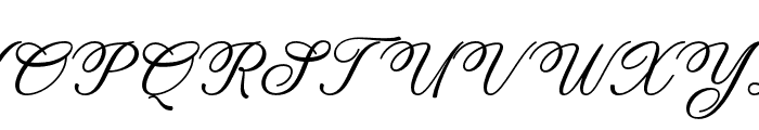 DandelionScript Font UPPERCASE