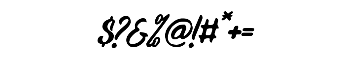 Dandellion Italic Font OTHER CHARS
