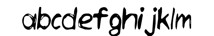 Daneehand Regular Font LOWERCASE