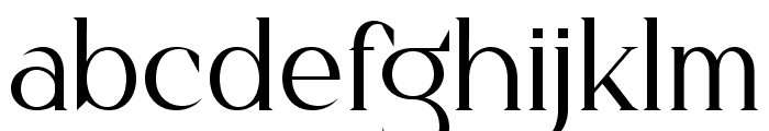 Dangmen Font LOWERCASE