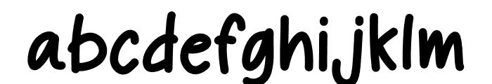 Dania Regular Font LOWERCASE