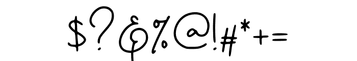 Daniel Signature Font OTHER CHARS