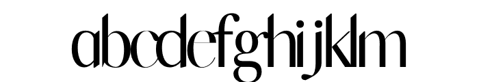 Danish Font LOWERCASE