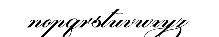 Danizatti script Regular Font LOWERCASE