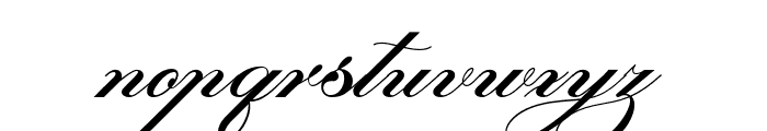 Danizattiscript-Regular Font LOWERCASE