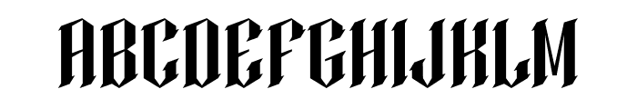 Danko Arrival Font UPPERCASE