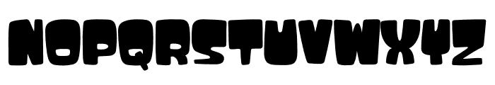 Dankosaurus Rounded Font UPPERCASE