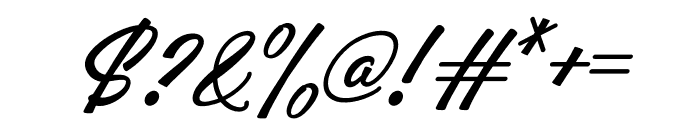 Dannieffa Stefania Italic Font OTHER CHARS