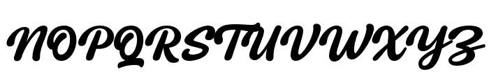 Dantene-Regular Font UPPERCASE
