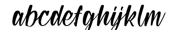 Danthela Myllian Font LOWERCASE