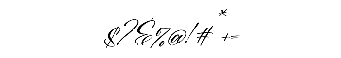 Dantony Holanda Italic Font OTHER CHARS