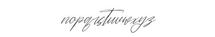 Danymeka Italic Font LOWERCASE