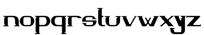 Danzen Font LOWERCASE