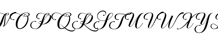 Dapilon Script Font UPPERCASE