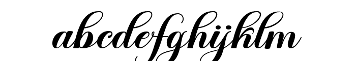 Dapilon Script Font LOWERCASE