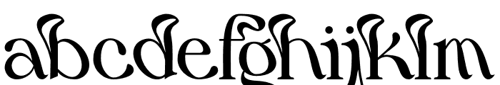 Darbly Elegantcy Font LOWERCASE