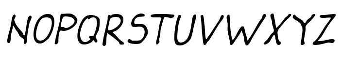 Darbog Italic Font LOWERCASE