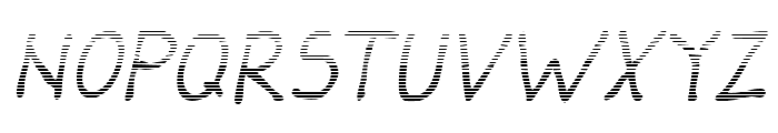 Darbog gradient Italic Font UPPERCASE