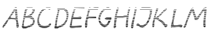 Darbog gradient Italic Font LOWERCASE