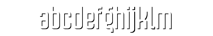 Darc-Shadow Font LOWERCASE