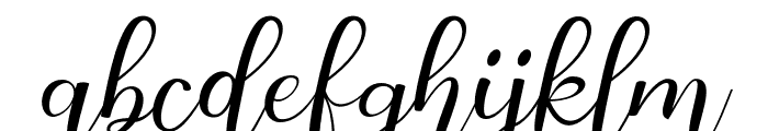 DardanilaScript-Regular Font LOWERCASE