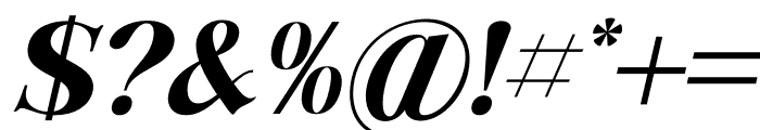 Daretro Mandra Italic Font OTHER CHARS