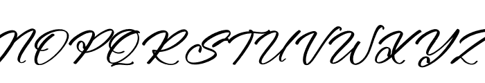 Darhouty Frederics Italic Font UPPERCASE