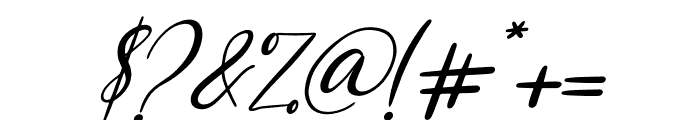 Darinella Italic Font OTHER CHARS