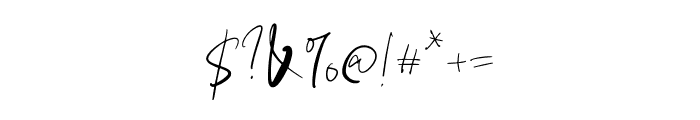 DaringSignature-Regular Font OTHER CHARS