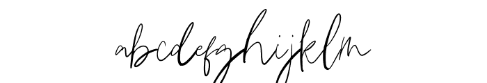 DaringSignature-Regular Font LOWERCASE