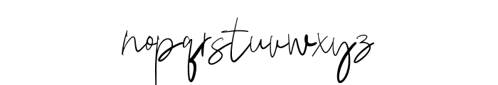 DaringSignature-Regular Font LOWERCASE