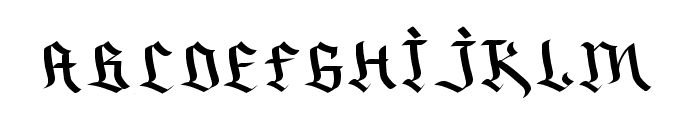 Dark Angel Font LOWERCASE