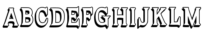 Dark Castle Regular Font UPPERCASE