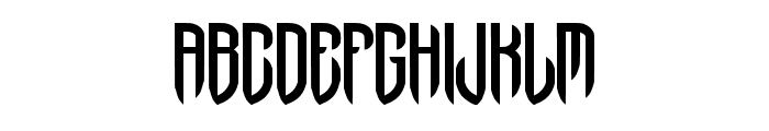 Dark Dragon Font UPPERCASE