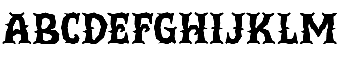 Dark Ghost Font UPPERCASE