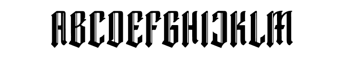 Dark Magic Font LOWERCASE