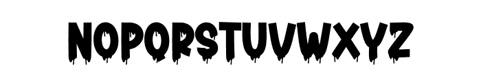 Dark Scary Font UPPERCASE