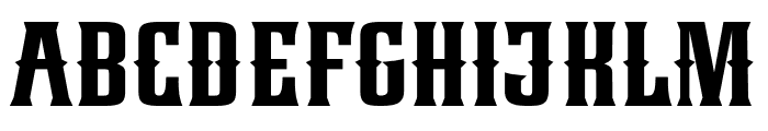 Dark Shield Font LOWERCASE