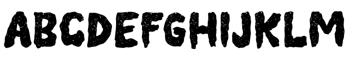 Dark Thriller Grunge Font UPPERCASE