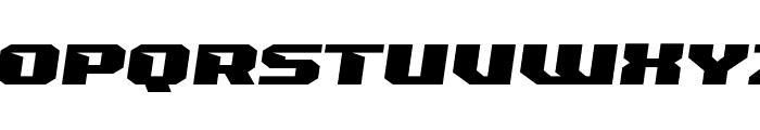 Dark Turbo Regular Font UPPERCASE