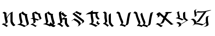 DarkAngel Font LOWERCASE