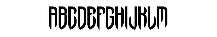 DarkDragonRegular Font LOWERCASE