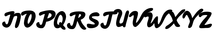 Darkey Script Font UPPERCASE