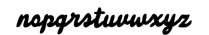 Darkey Script Font LOWERCASE