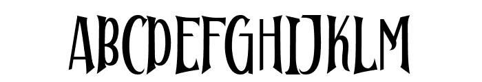 Darkly Font UPPERCASE