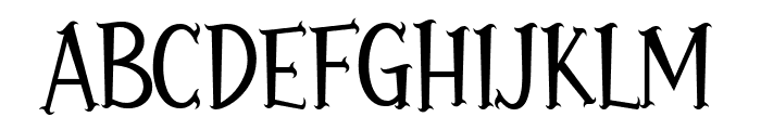 Darkness Witchery Font UPPERCASE