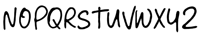 Darkosta-Regular Font UPPERCASE